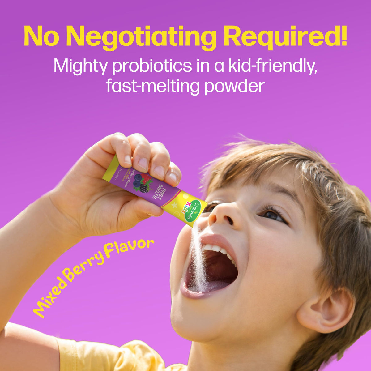 Culturelle Kids Complete Probiotic + Prebiotic Fast Melts, Ages 3+, 30 Ct