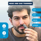 Buy now Wahl Clipper Battery Operated, Precision Ear and Nose Hair Trimmer for Men, Hygienic Nose Trimmer with Rinseable Blade for Easy Cleaning, Perfect for Travel Æ’?? Model 3026462 at indiglob india