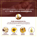 Buy now Seven Minerals, Natural Magnesium Cream for Pain Calm, Leg Cramps, Sleep & Muscle Soreness With Moisturizing Organic Cocoa Butter & Vitamin E - No Harmful Ingredients USA Made Safe for Kids (8 fl oz) at indiglob india