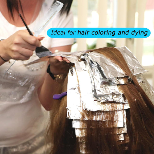 Buy now Allegro XL Pintail Rat Tail & Parting Combs - Metal Tail Foiling & Pin Combs (2 Pc. AQUA & WHITE) at indiglob india