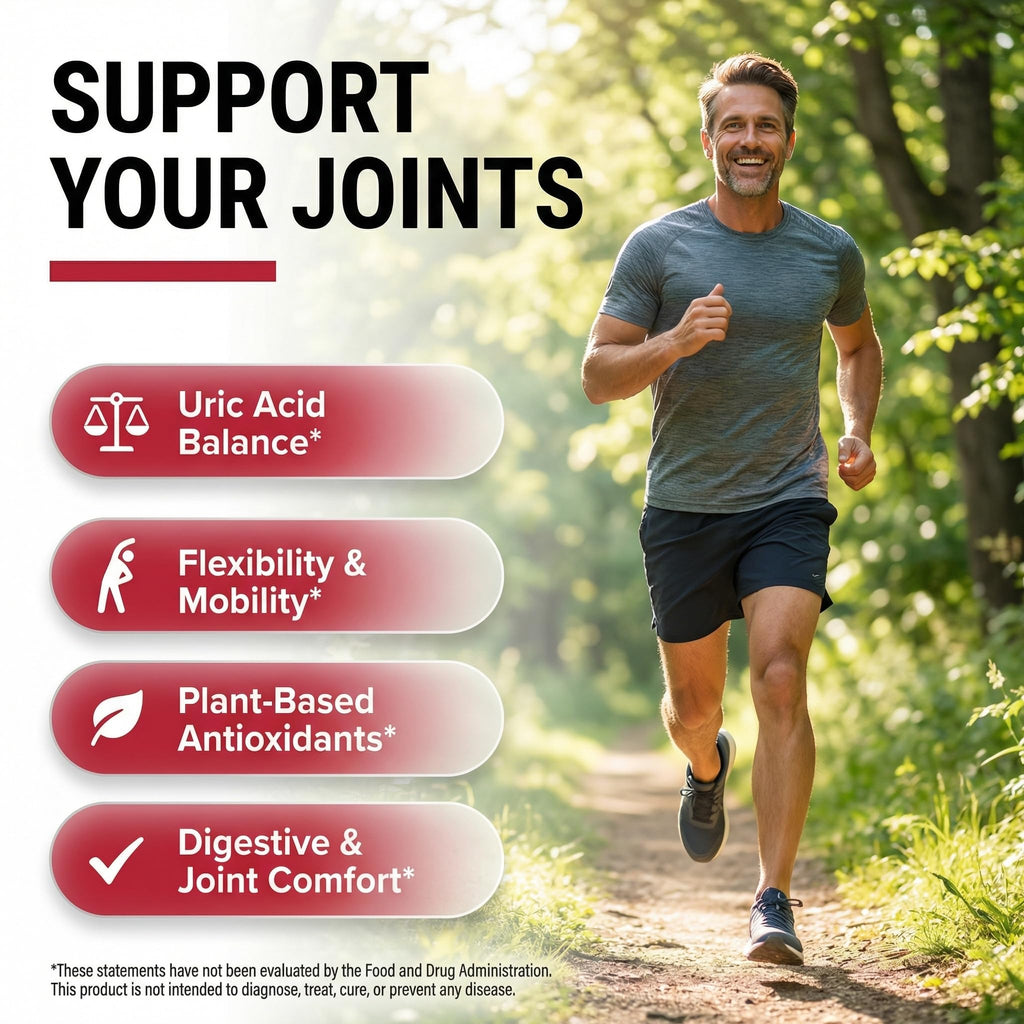 Clean Nutra Tart Cherry Gummies Uric Acid Flush Celery Milk Thistle Bromelain Vitamin C Magnesium Citrus Bergamot Ginger Stinging Nettle Leaf Chamomile Berberine Quercetin Support 60 Gummy Vitamins