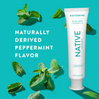 Buy now Native Fluoride Free Toothpaste, Whitening - for Adult, Kids 2+ Oral Care - Wild Mint & Peppermint Oil Flavor, 4.1oz (Pack of 3) at indiglob india