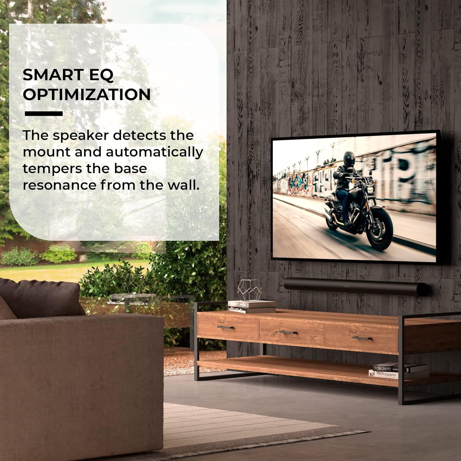 Buy now HumanCentric Wall Mount Compatible with Sonos Arc and Sonos Arc Ultra Sound Bar Only (Black), Mount on Wall Under TV, Floating Style, Hidden Design, Hardware Included at indiglob india