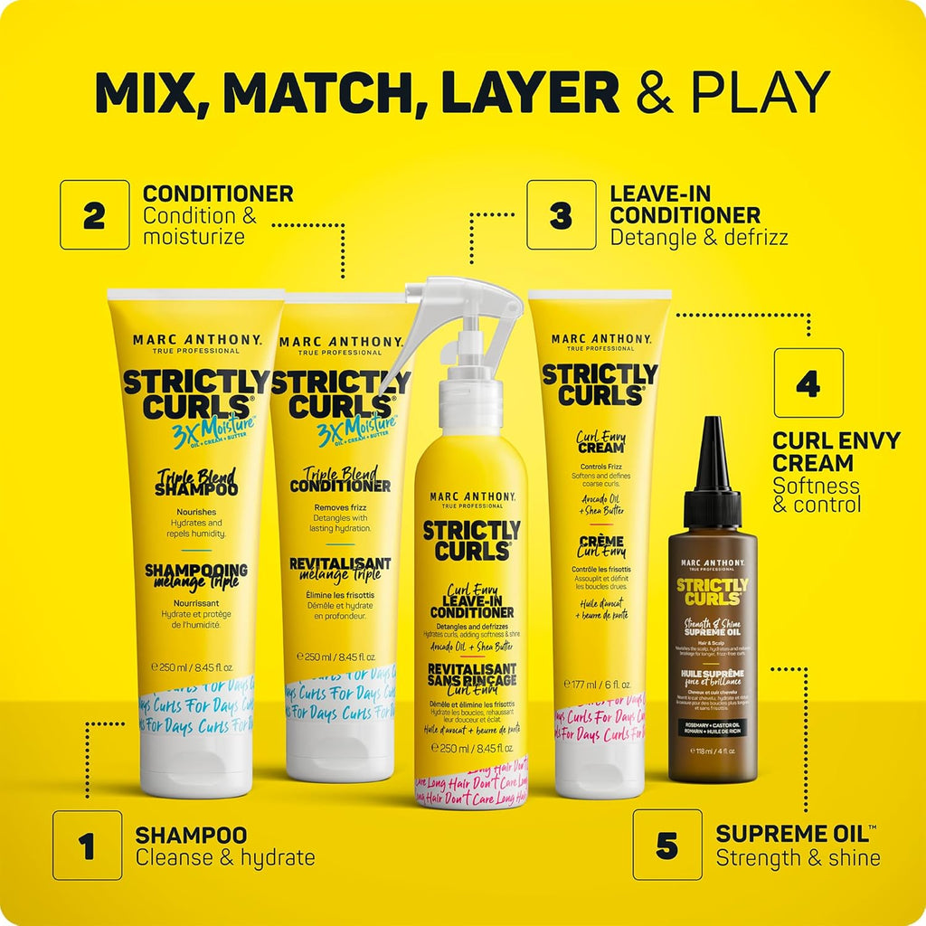 Buy now Marc Anthony Curl Envy Cream - Defining Cream for Coarse, Frizzy Curls with Avocado Oil & Shea Butter - Sulfate-Free, Adds Bounce - 6 Oz at indiglob india