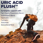 KAL Uric Acid Flush | Tart Cherry Blend, Celery Seed & More for Healthy Joint Comfort Support | 30 Servings | 60 VegCaps