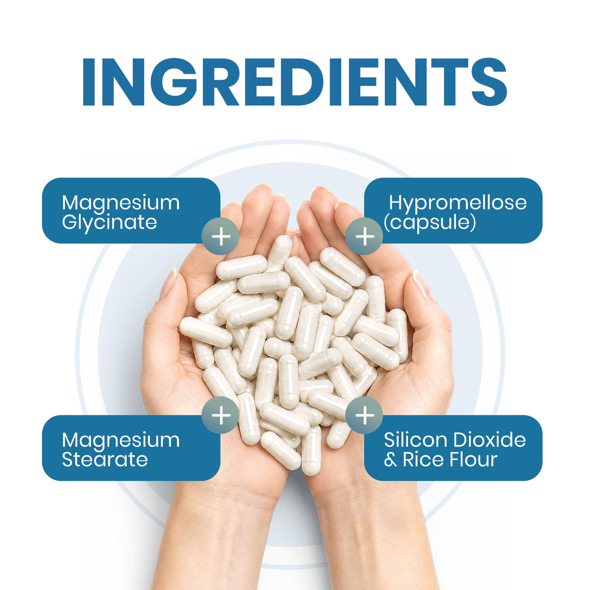 Magnesium Glycinate 275mg - Supports Muscle Relaxation - High Absorption Formula - 90 Capsules