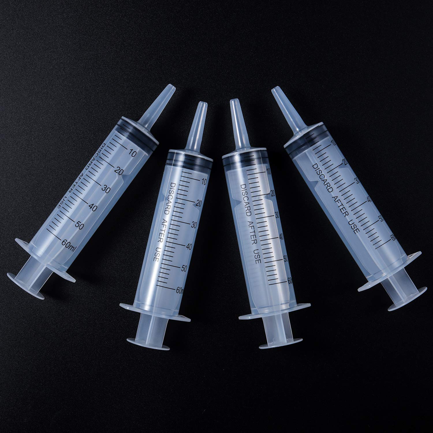 Buy now Frienda Large Plastic Syringe 4 Pack Measuring Syringe Tools Dispensing Multiple Uses(60 ml) at indiglob india