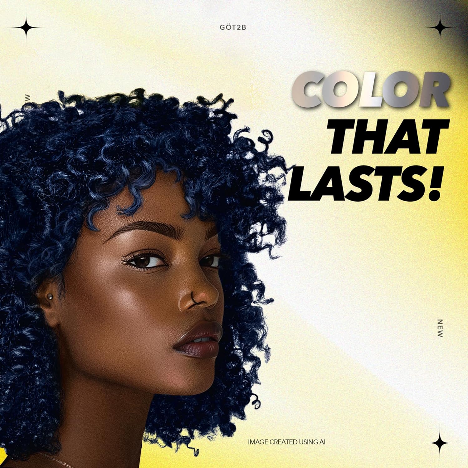 Buy now Got2b Metallics Permanent Hair Color, M67 Blue Mercury at indiglob india
