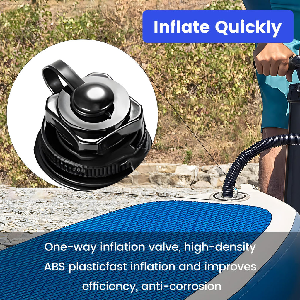 24mm Inflatable Boat Air Valve, One-Way Inflation Boston Valve Replacement