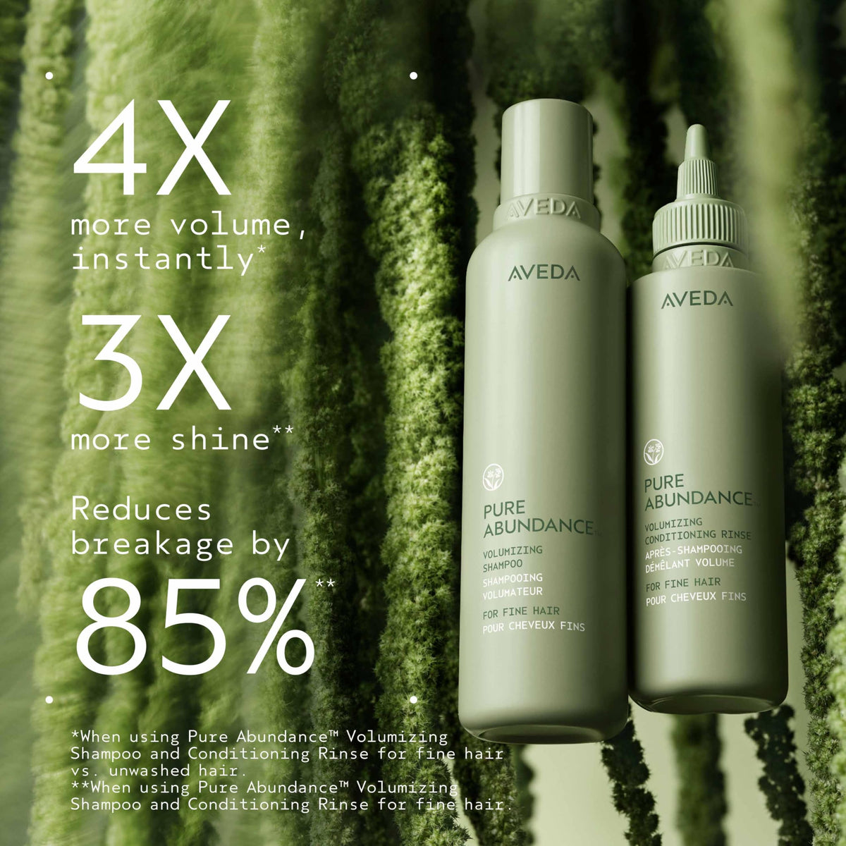 Aveda Pure Abundance Volumizing Conditioning Rinse | Lightweight Volumizing Conditioner For Fine Hair | Reduces Breakage | Notes of Jasmine, Peppermint, Pamarosa and Ylang Ylang | 5 Fl Oz