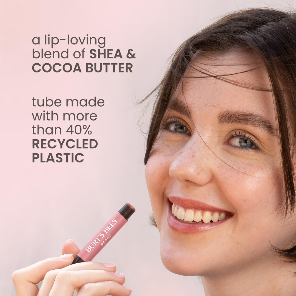 Buy now Burt's Bees Shimmer Lip Tint Set, Tinted Lip Balm Stick, Moisturizing for All Day Hydration with Natural Origin Glowy Pigmented Finish & Buildable Color, Caramel (4-Pack) at indiglob india
