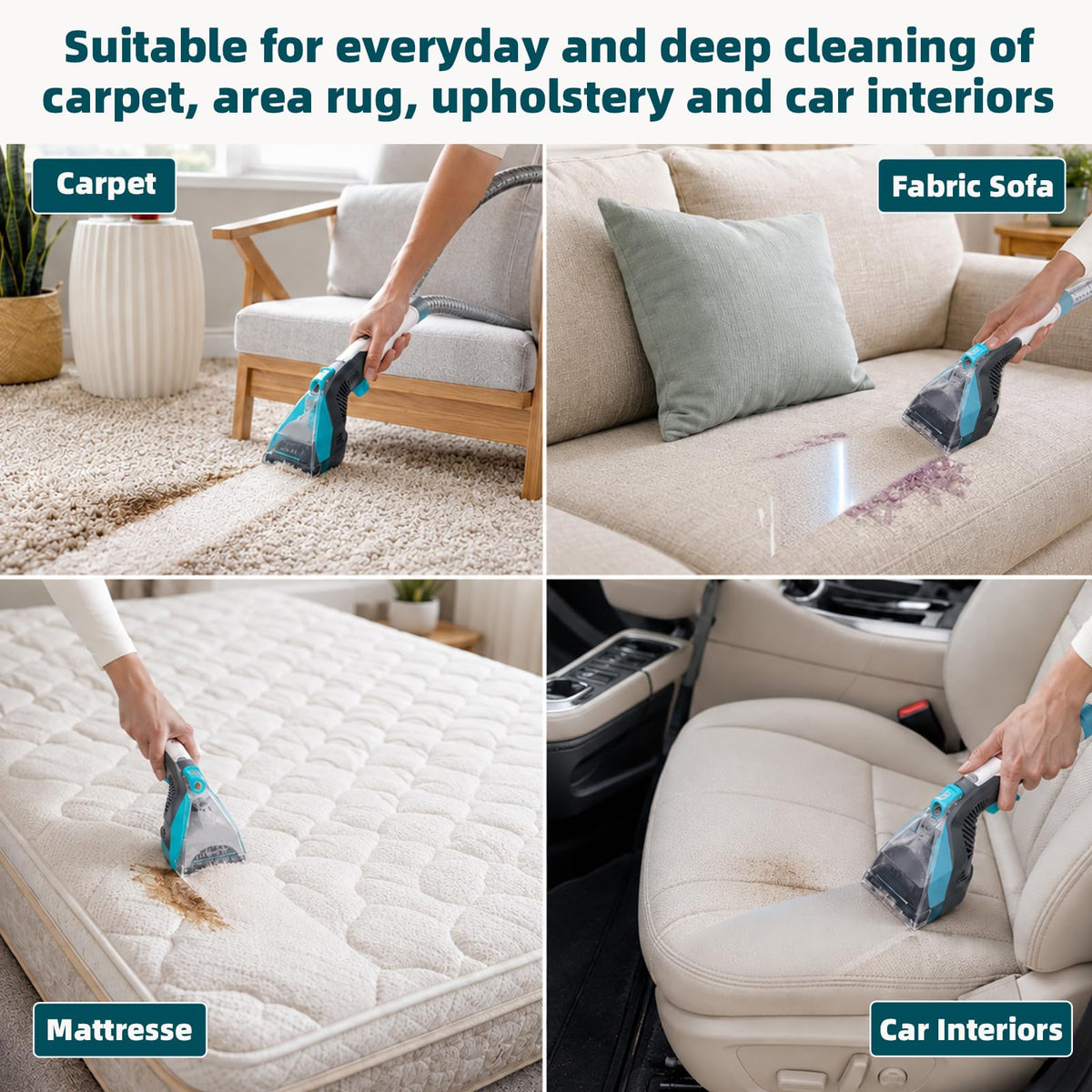 Carpet Cleaner Solution for Shark Deep Clean Pet & OXY Multiplier, 1L + 1L