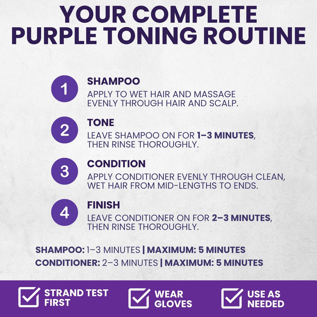 Tea Tree Purple Shampoo and Conditioner Set for Blonde, Silver & Gray Hair, Anti-Brass Toning & Brightening, Refreshes and Hydrates Scalp & Hair, Sulfate-Free Botanical Formula