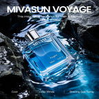 MivaSun Luxury Cologne For Men, 100ml / 3.4 fl.oz Eau de Parfum, Long Lasting Woody Aromatic Fragrance with Lemon, Cedarwood & Patchouli, Fresh Lavender Scent, Elegant Signature Perfume Gift for Him