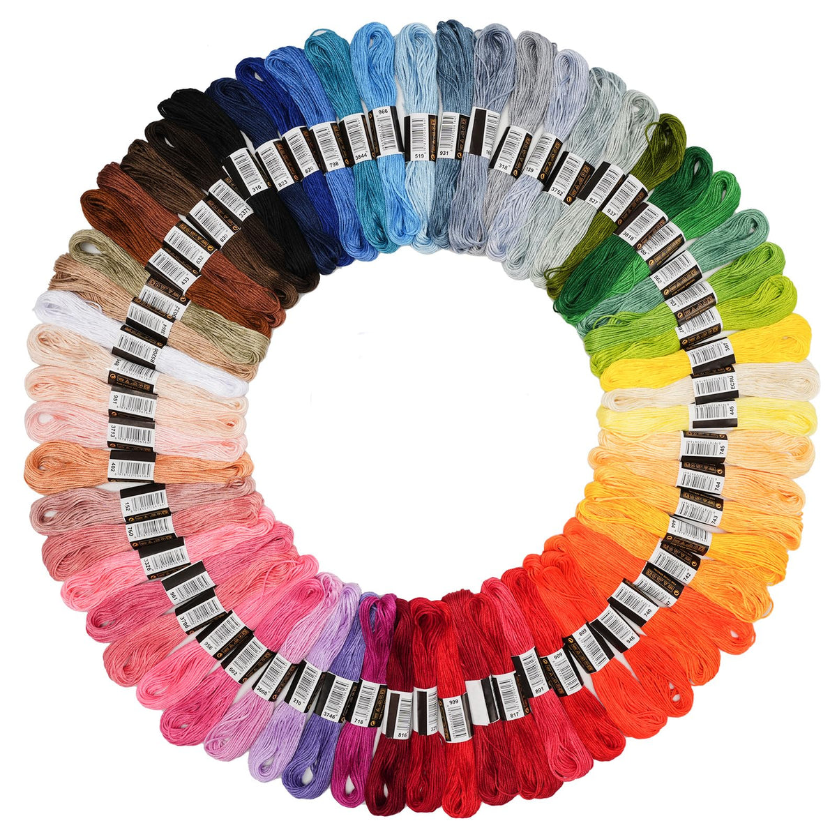 70 Skeins Embroidery Thread Friendship Bracelet String Floss Kit Yarn