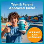 SmartyPants Teen Guy Plus Multi & Omegas Multivitamin Gummies with Omega 3 DHA/EPA, Vitamins D3, C, B12, B6, A, K, Zinc, Folate, Gluten Free, Clean Label, Pineapple Orange, 60 Gummies (30 Day Supply)