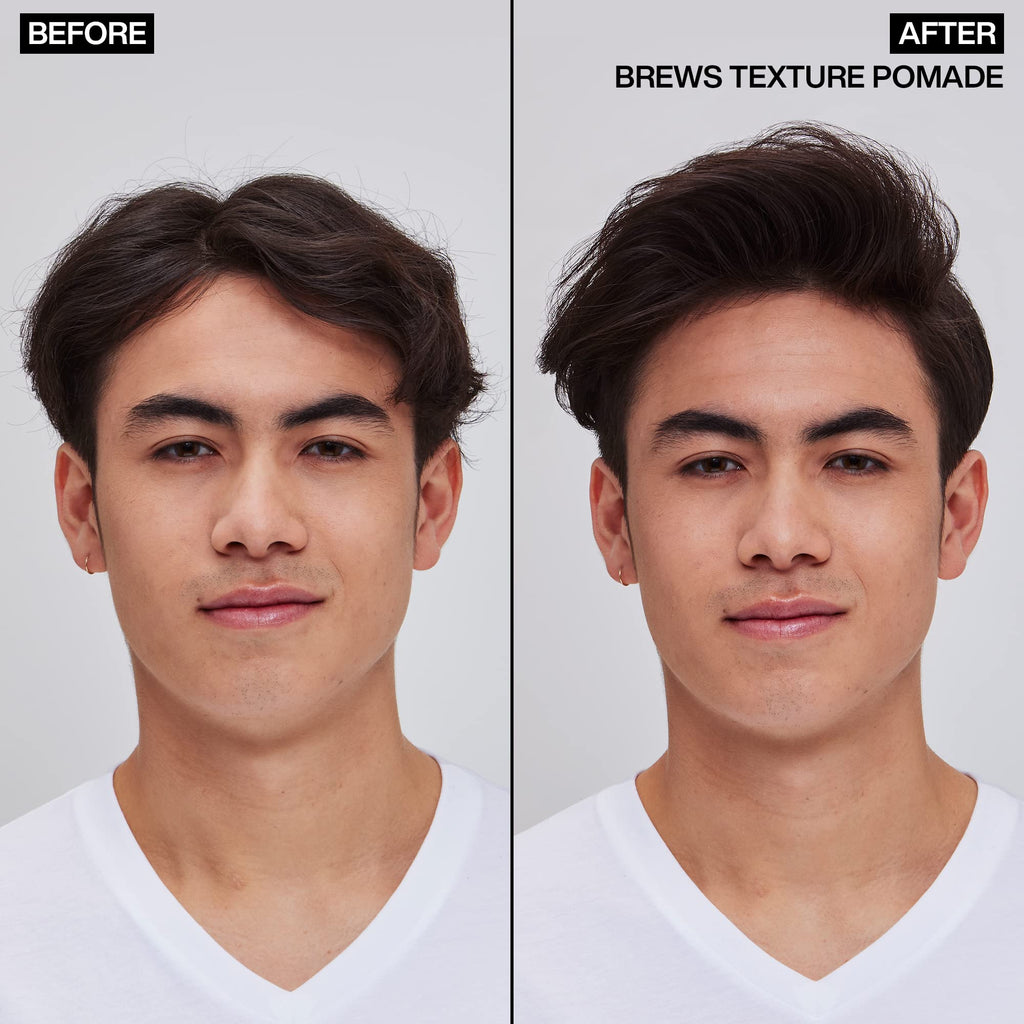 Buy now Redken Brews Texture Pomade For Men For All Hair Types - Maximum Strong Hold, Natural Matte and Low Shine Finish With No Crunch Styling and Sculpting at indiglob india