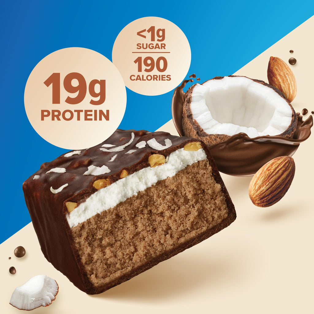 Pure Protein Coconut Joy Protein Bars, 20g Protein, Gluten Free, 4 Ct