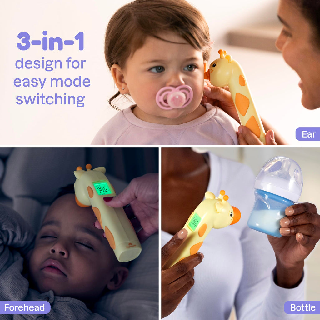 Playhouse MD Giraffe Baby & Kids No-Touch Forehead & Ear Thermometer