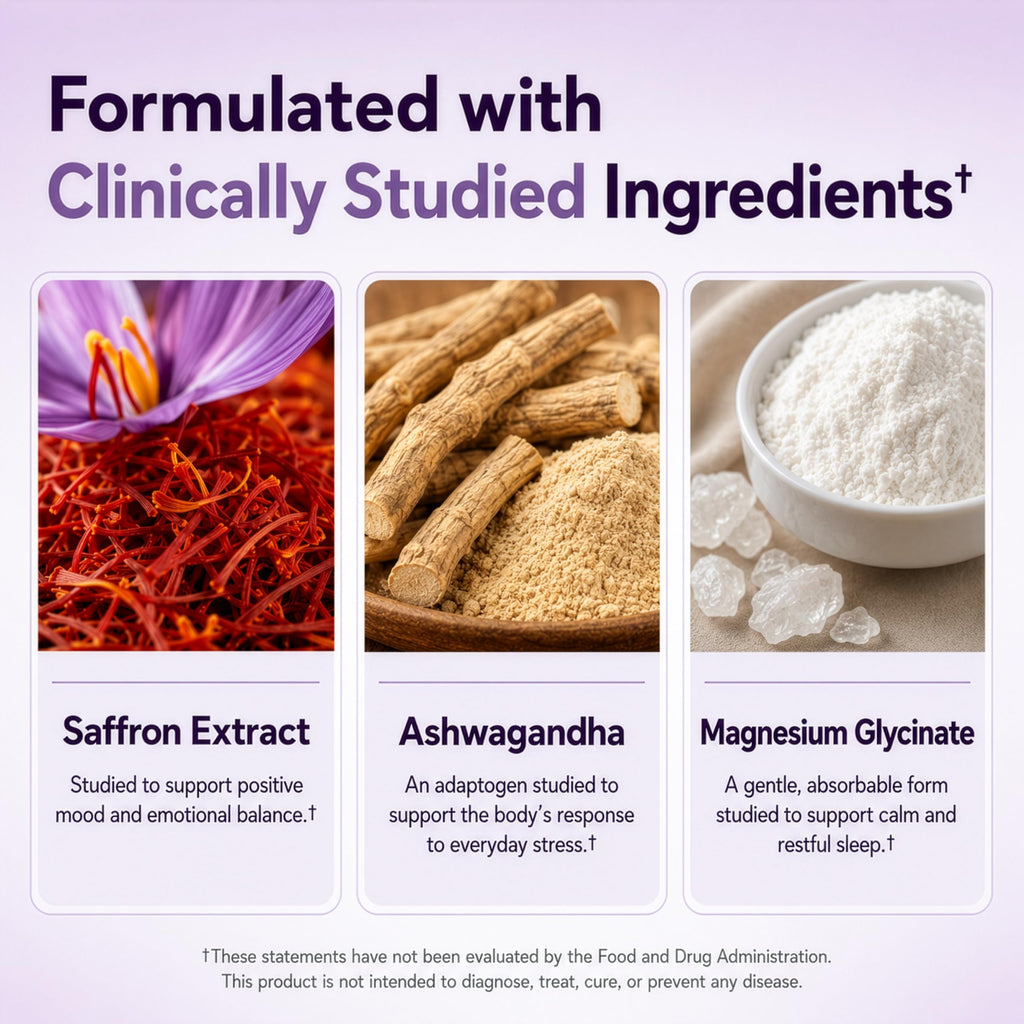 Saffron Supplements for Women & Men, 100mg Pure Saffron Extract for Mood