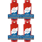 Old Spice Refreshing 2-in-1 Hair & Body Wash Conditioner for Men, High Endurance, 3X Defense, 24/7 Shower Fresh with Lasting Scent, Scented, 24 oz