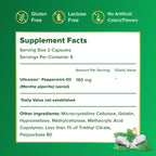 IBgard Peppermint Oil Capsules, 12 Capsules | Gut Health Supplement, Peppermint Oil for Abdominal Comfort