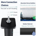 Buy now Pawfly Aquarium 8 Inch Air Stone Cylinder for Larger Pump Bubble Diffuser for Outdoor Pond Garden Circulation System and Large Fish Tanks at indiglob india