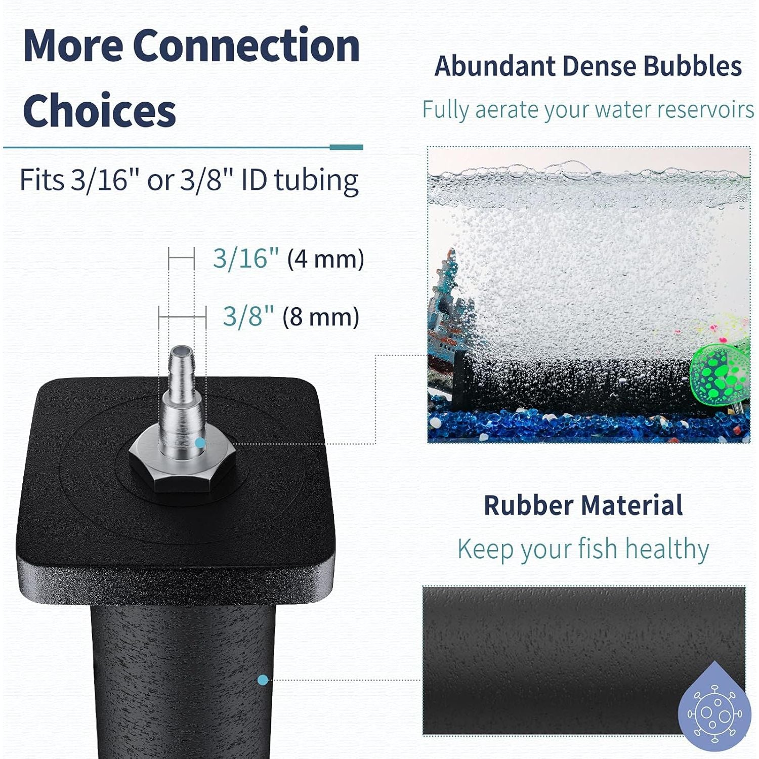 Buy now Pawfly Aquarium 8 Inch Air Stone Cylinder for Larger Pump Bubble Diffuser for Outdoor Pond Garden Circulation System and Large Fish Tanks at indiglob india