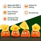Dog Poop Bags - 60 Count Unscented Leakproof - Stable Genius