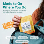 TrueSeaMoss Gummies Sample – 1200mg Irish Sea Moss + Bladderwrack & Burdock Root – Travel-Size, Fruity – 14 Gummies – Easy On-the-Go Wellness
