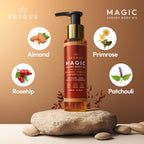 Besque Original Magic Body Oil - Hydrating Body Oils for Women - 3.4 FL OZ | Skin Care Body Oils for Women That Plump, Tighten & Firm Skin With Natural Ingredients, Made in UK
