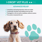 I-DROP Vet Plus Dog Eye Drops, 0.25% Hyaluronan, Seasonal Dry Eye, 10 ml