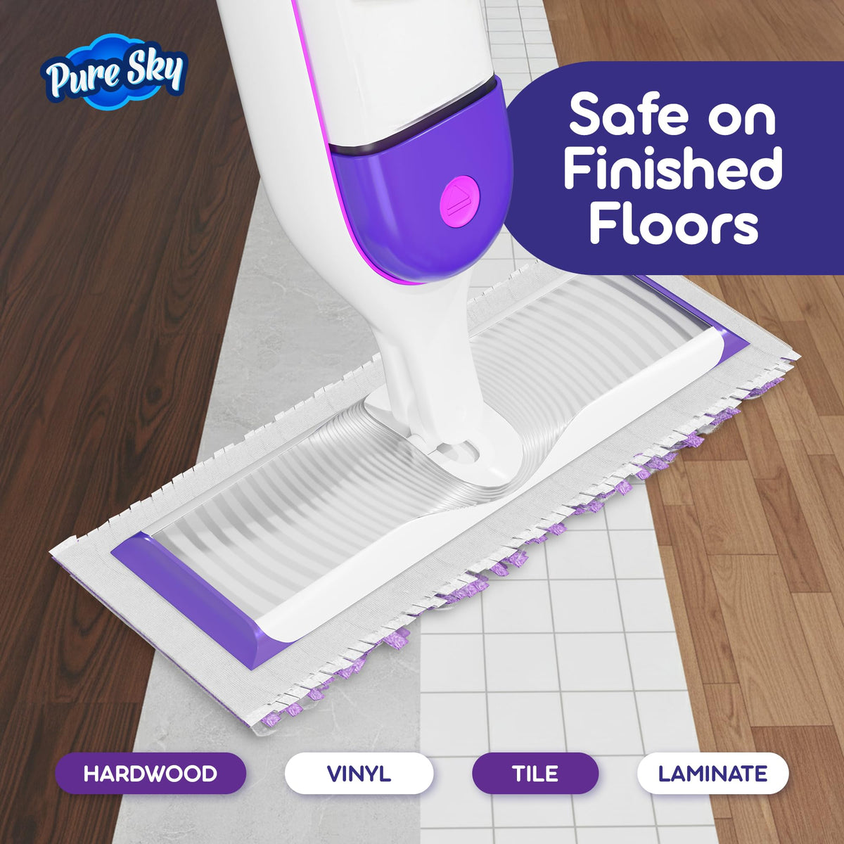 30 Pack Power Mop Refills, Pads for Swiffer PowerMop – Upgraded Design with Full Width, Improved Absorbent Layer, 5X Cleaning – Heavy Duty Replacement Compatible with Swiffer Power Mop Pads, Bulk Pack