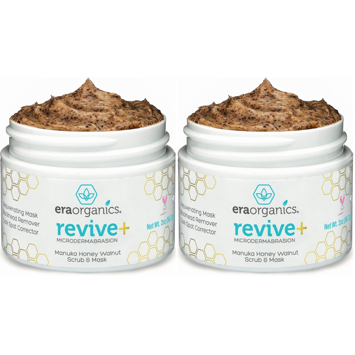Manuka Honey Exfoliating Facial Scrub - Microdermabrasion Face Exfoliant | Gentle Moisturizing Exfoliator - Cleanse & Smooth Skin, Minimize Pores - With Organic Aloe Vera & Natural Cehami Extract 2oz