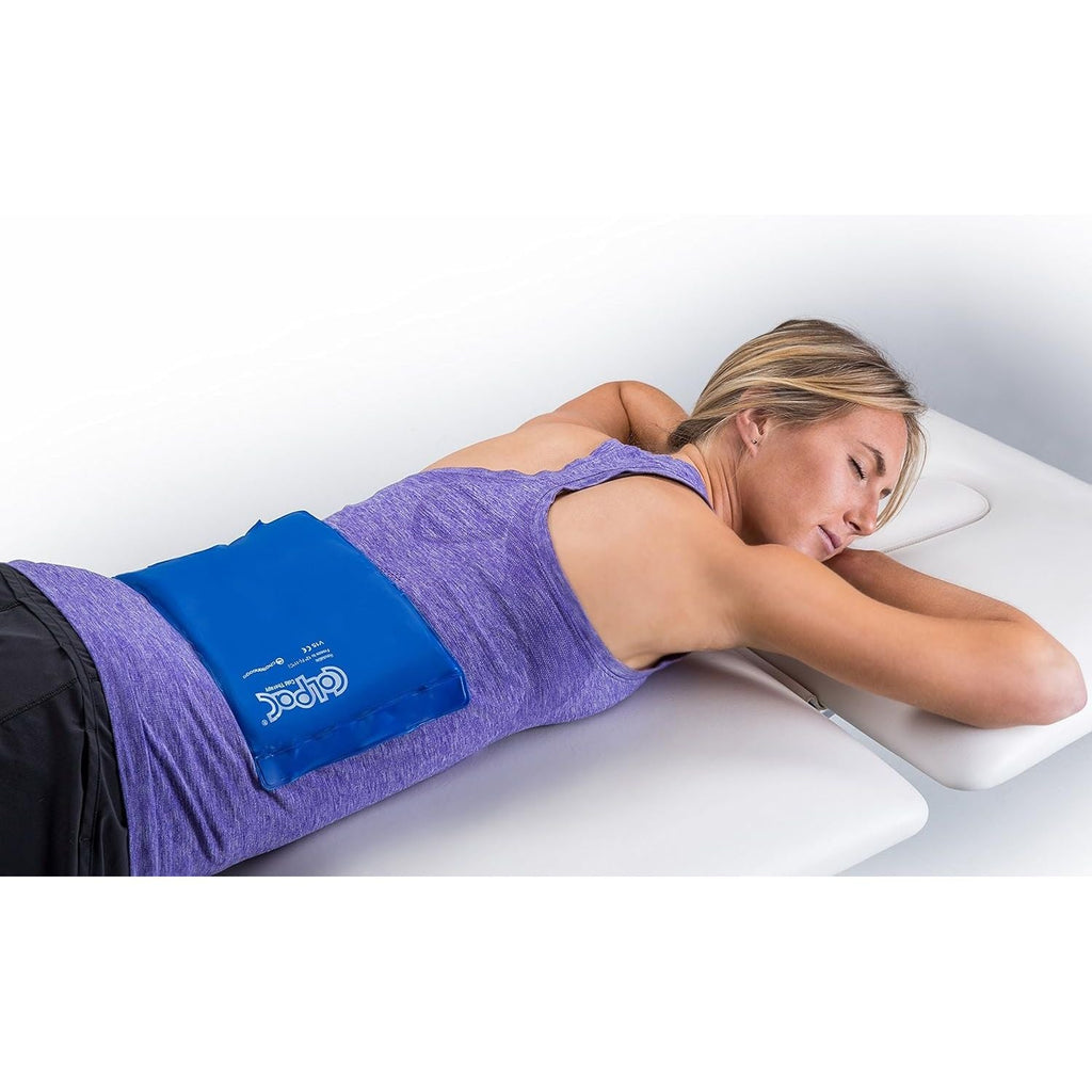 Buy now Chattanooga ColPac - Reusable Gel Ice Pack - Half Size - 7.5 in x 11 in (19 cm x 28 cm) - Cold Therapy - Knee, Arm, Elbow, Shoulder, Back - Aches, Swelling, Bruises, Sprains, Inflammation at indiglob india