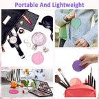 Windspeed 12P Mini Folding Mirror Round Compact Mini Handheld Makeup Mirror