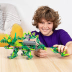 Buy now K'NEX Dynamic Dinos 6-in-1 Building Set - STEM Building Kit, Kid Construction, Creative Play Toy‚ Ages 8+ at indiglob india