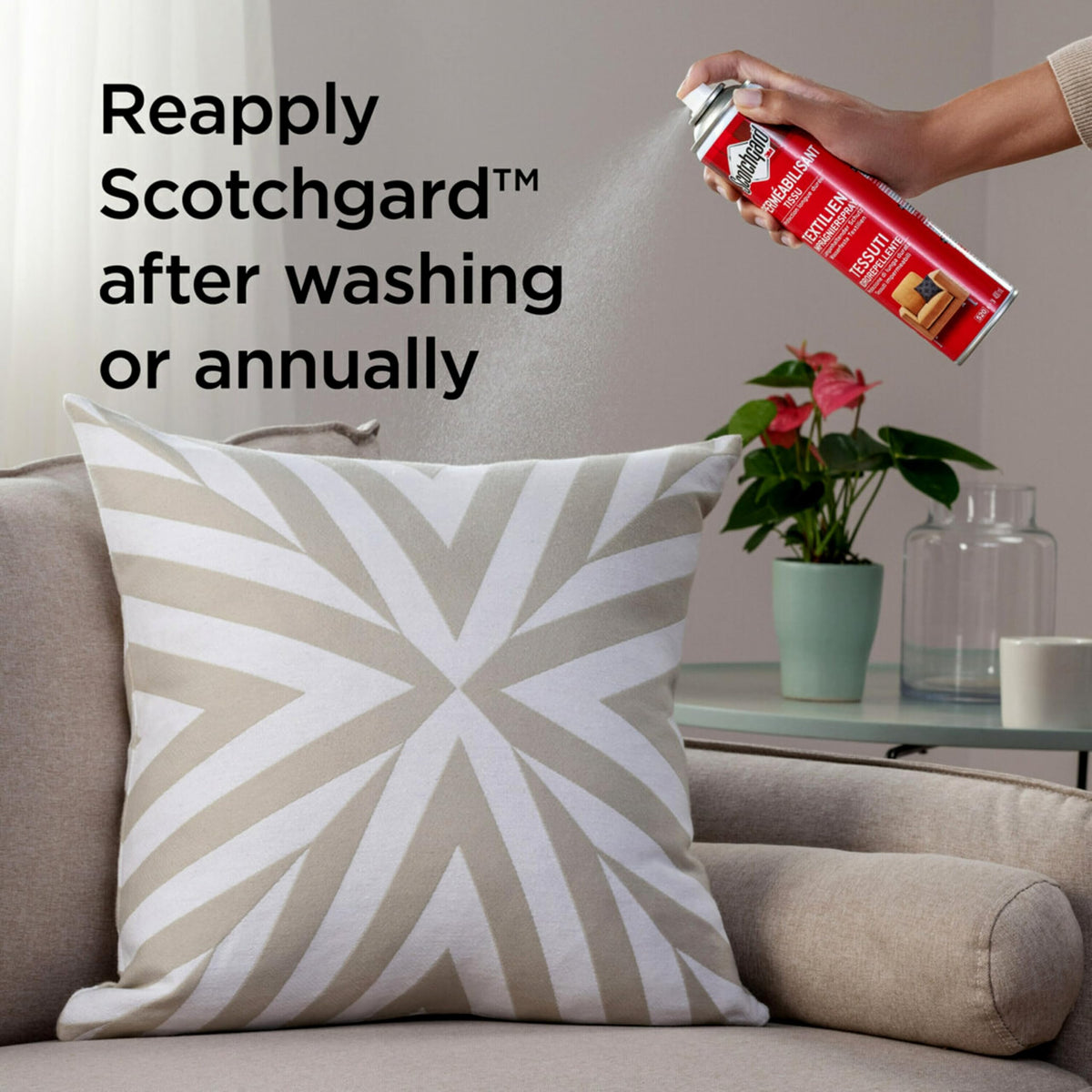 Scotchgard Fabric Water Shield, Water Repellent Spray for Spring and Summer Clothing and Household Upholstery Items, Long-Lasting Protection, Water Repellent for Seasonal Fabric, Two 10 oz Cans