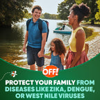 OFF! Deep Woods Mosquito and Insect Repellent Wipes, Long lasting, 12 Individually Wrapped Wipes (Pack of 1)