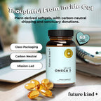 Future Kind Vegan Omega-3 Supplement for Memory & Mobility, 60ct