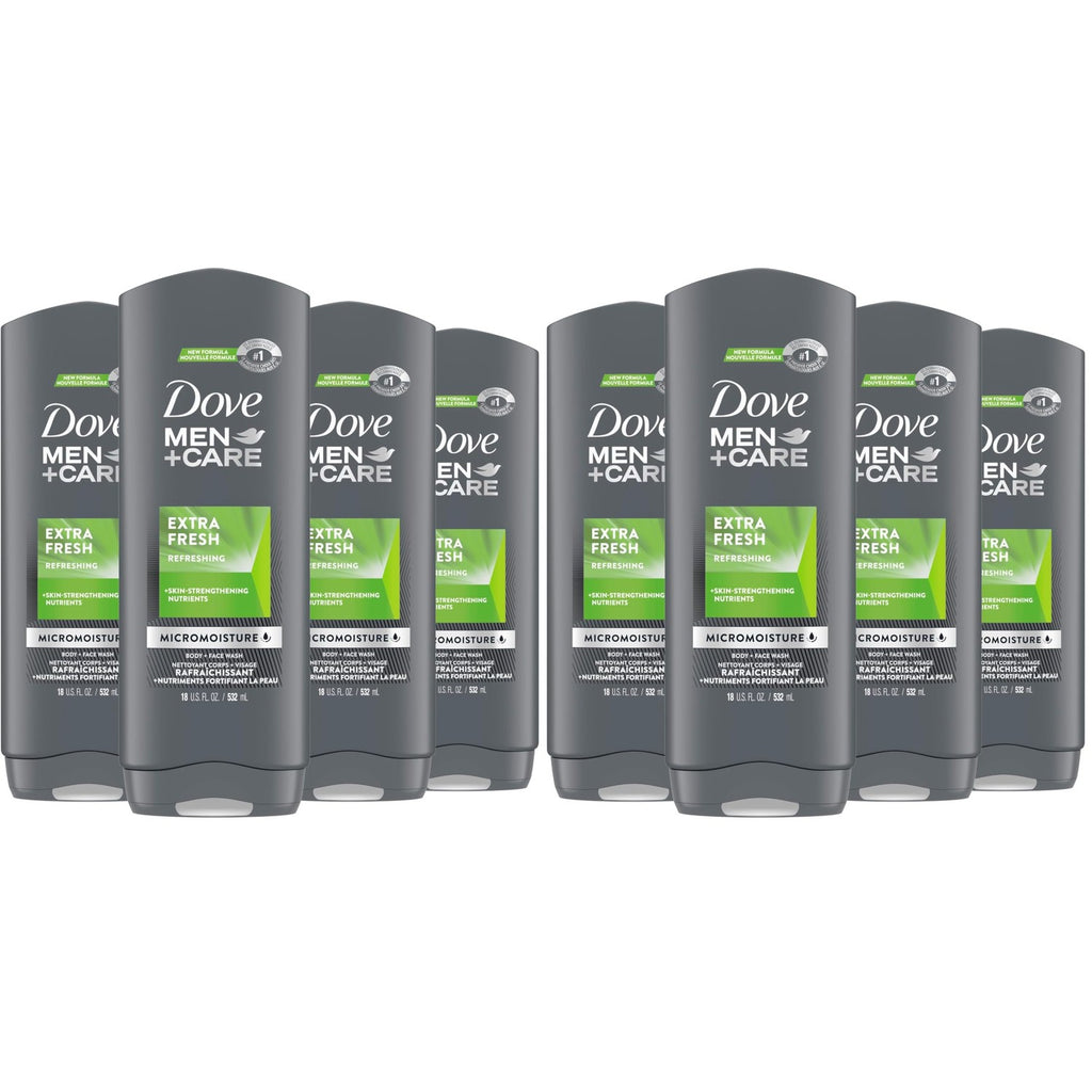 Buy now DOVE MEN + CARE Body and Face Wash Clean Comfort 4 Count for Healthier and Stronger Skin Effectively Washes Away Bacteria While Nourishing Your Skin, 18 oz at indiglob india