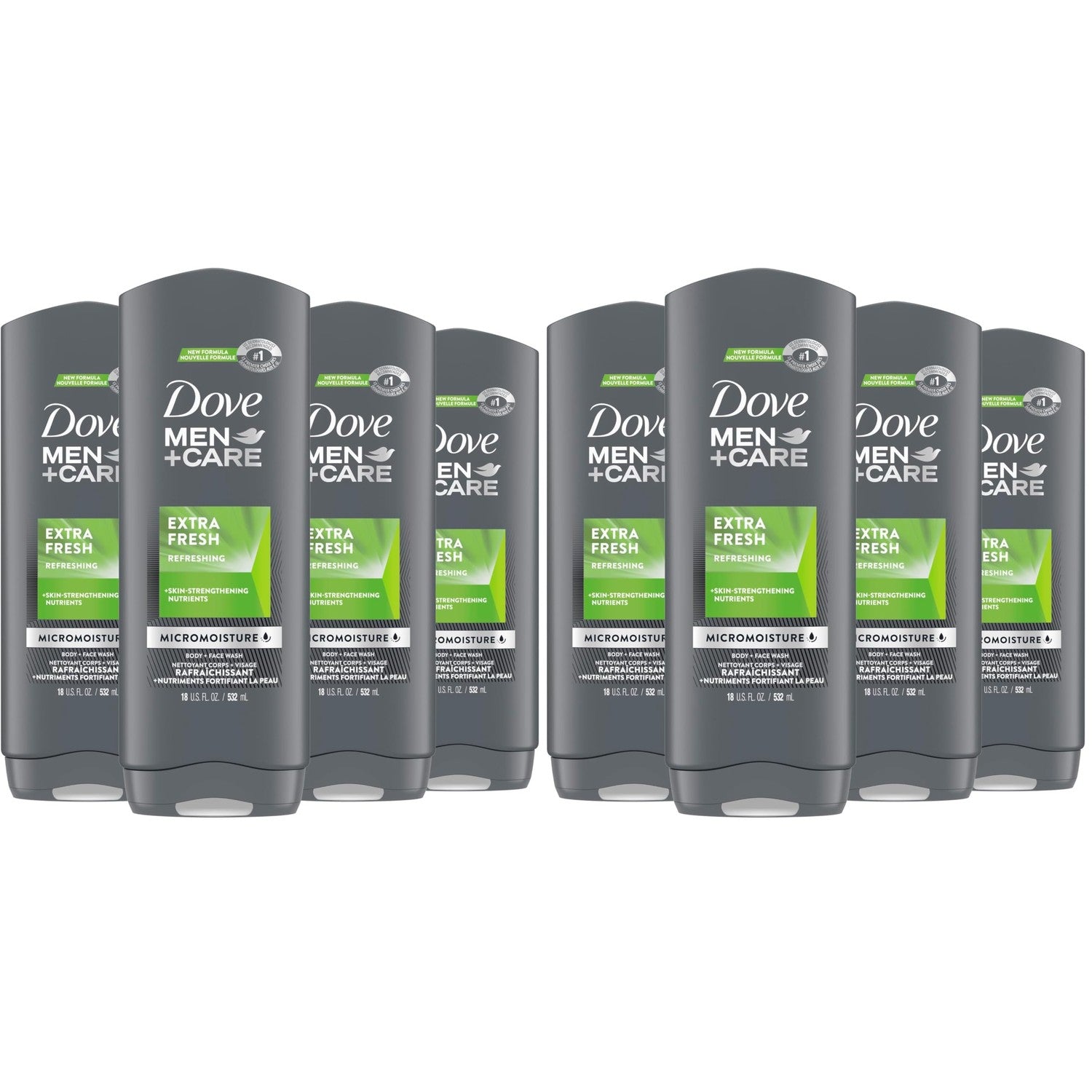 Buy now DOVE MEN + CARE Body and Face Wash Clean Comfort 4 Count for Healthier and Stronger Skin Effectively Washes Away Bacteria While Nourishing Your Skin, 18 oz at indiglob india