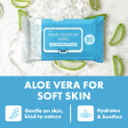 OPTEEL Hand Sanitizer Wipes 75% Alcohol, Aloe Infused, Antibacterial 320ct.