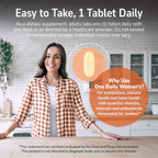 21st Century One Daily Women's Multivitamin Tablets, 100 Count | Complete Daily Multivitamin & Multimineral, Compare VS. One A Day® Women's, Women with 16 Essential Nutrients for Energy