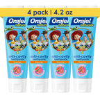 Orajel Naturals Toy Story 5 Anti-Cavity Fluoride Toothpaste, 4.2 oz, 4-Pack