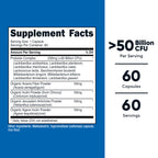Nutricost Probiotic Complex (50 Billion CFU) 60 Capsules, for Men and Women | Vegetarian Capsules, GMO-Free, Gluten-Free