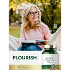 Carlyle Black Cohosh Capsules | 300 Count | Non-GMO, and Gluten Free Formula | Black Cohosh Root Extract Supplement