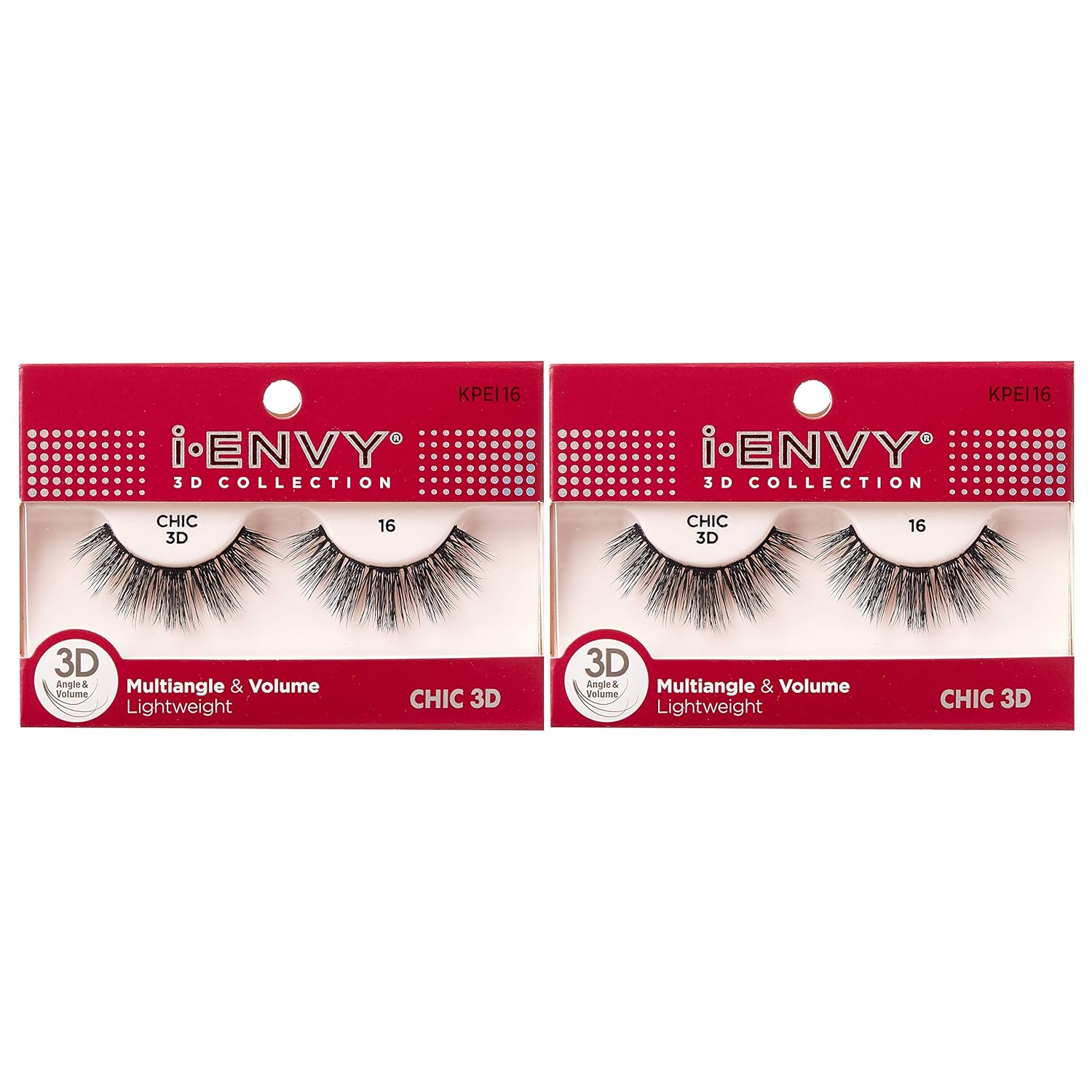 Buy now i-Envy 3D Glam Collection Multi-angle & Volume (2 PACK, KPEI14) 2 PACK KPEI16 at indiglob india