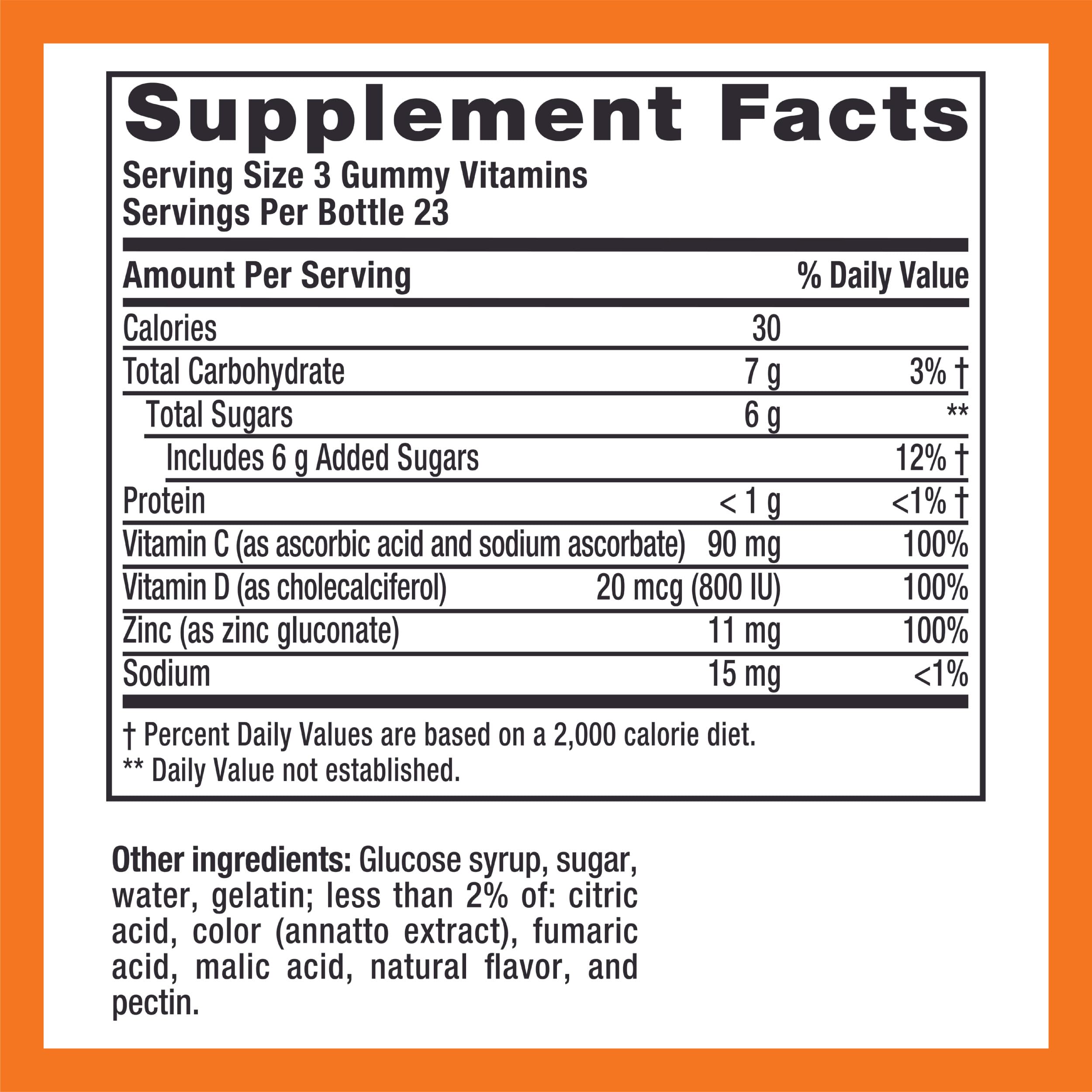 Zicam Daily Immune Support Gummy Supplement, Citrus Strawberry, 70 Count | Antioxidant Support, Easy-to-Take Gummies, Zinc, Vitamin C, Vitamin D