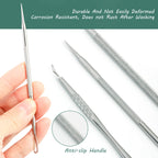 Blackhead Remover Tools 16 PCS Pimple Extractor with Metal Box
